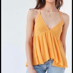 Urban Outfitters Ruffle Halter Tank Top